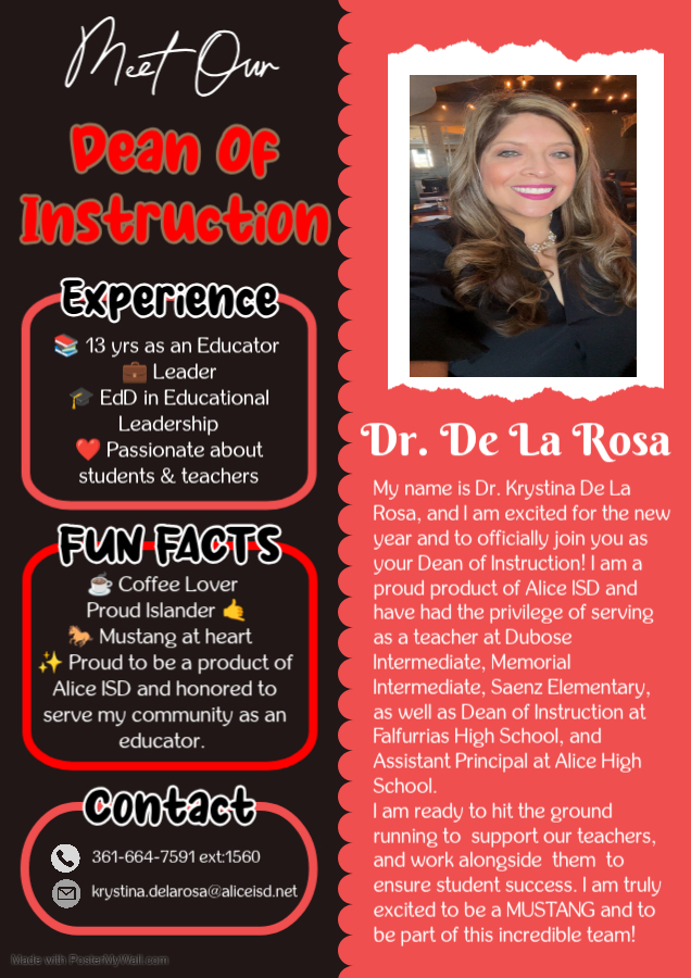 Meet our Dean Of Instruction